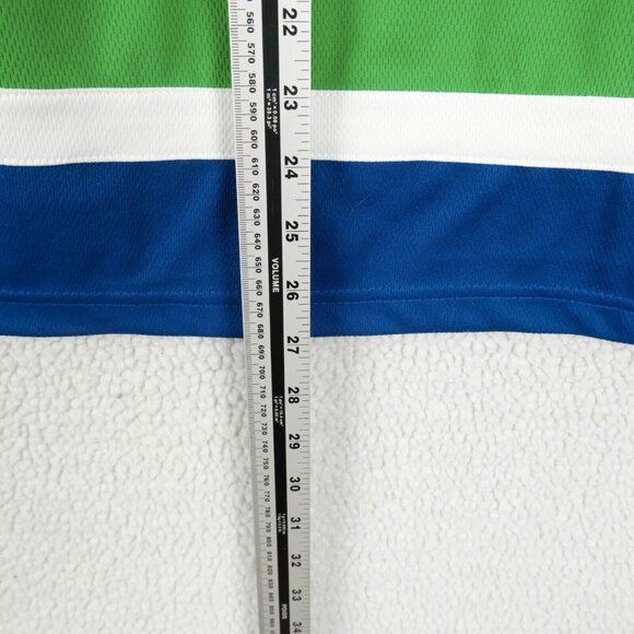 Vancouver Canucks Jersey Mens Medium Burrows 14 Signed Blue Green NHL Hockey - Picture 5 of 7